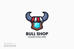 Bull Shop Logo, a Branding & Logo Template by Zeer Graphic