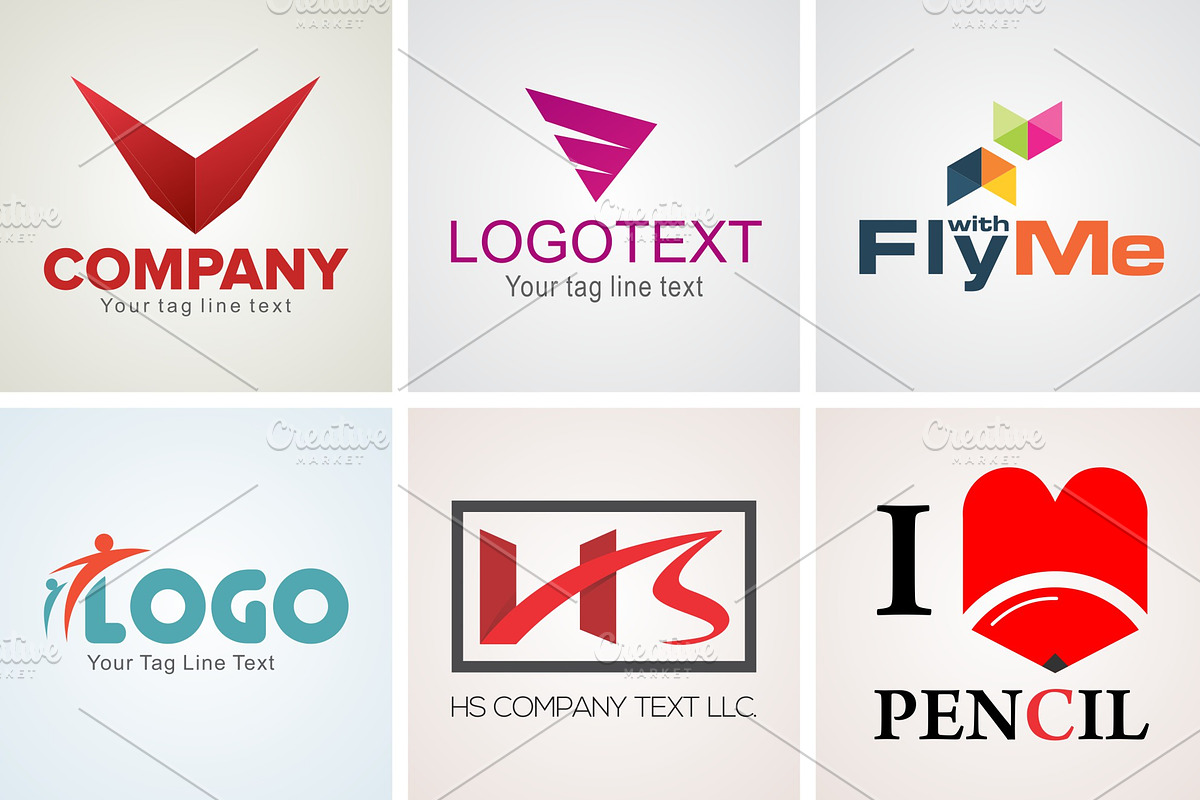 Artistic Logo Mark Template Designs