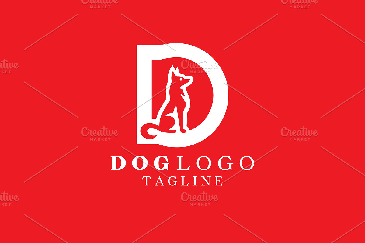 Letter D Dog Logo Design, a Branding & Logo Template by Vectorium Studio (Photo 1 of 6)