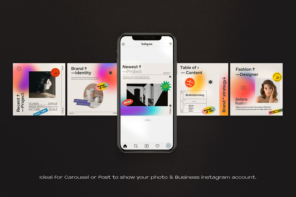 Gradient Brand Workbook Instagram, a Social Media Template by Dirtytemp Studio (Photo 3 of 6)