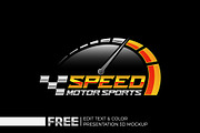 Speedometer Logo, Motorsports Logo, a Branding & Logo Template by Nahid Hasan Nilim (Thumbnail 1 of 3)