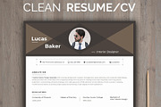Editable Resume for Interior Designe, a Resume Template by MotoCMS (Thumbnail 1 of 2)