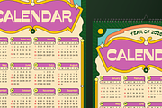 Vintage Pop Art Wall Calendar 2026, a Print Template by Annora Studio (Thumbnail 3 of 6)