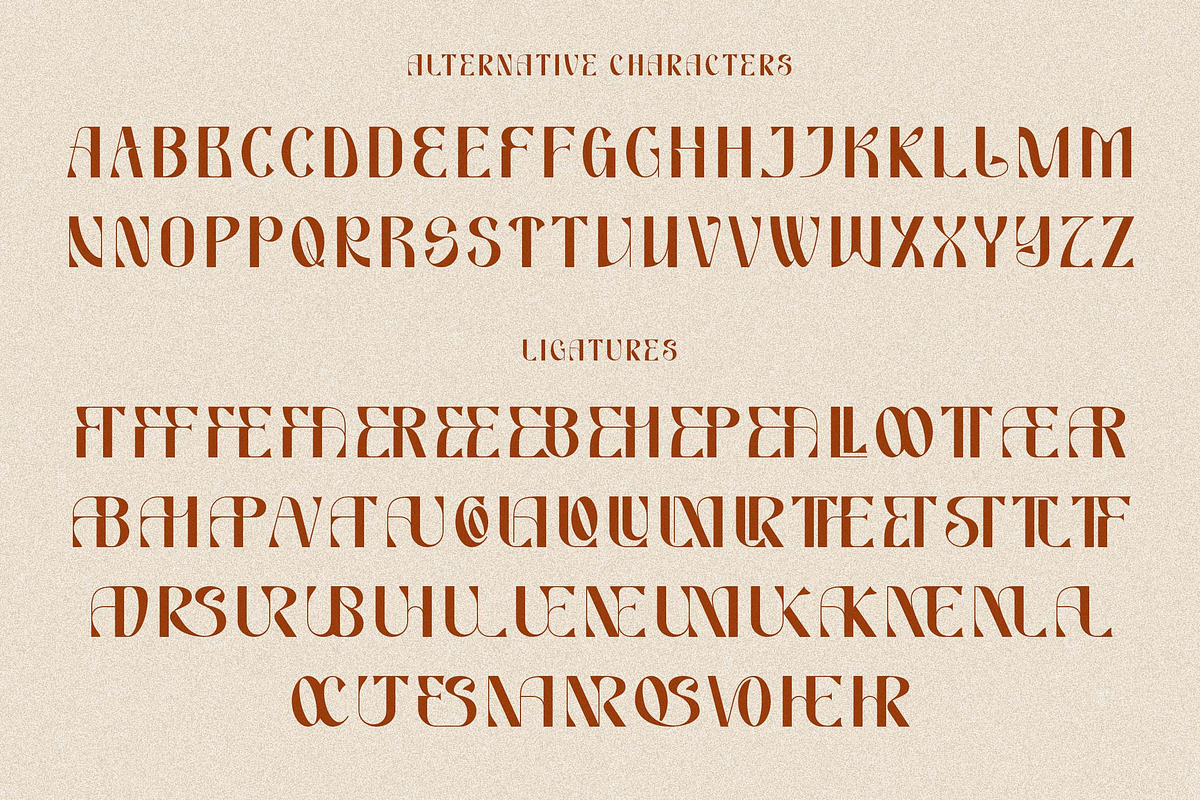 Clamerine a Classic Stylish Font, a Sans Serif Font by Blankids Studio (Photo 4 of 10)