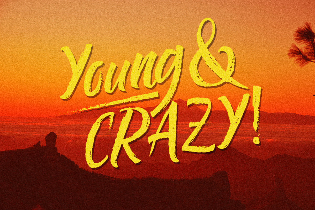 The Chalker Chalk lettering font preview 3