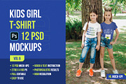 Kids Girl T-Shirt PSD Mockups Vol6, a Shirt Mockup by Hi, Mock-Up! (Thumbnail 1 of 8)
