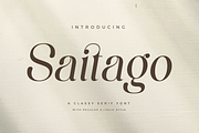 Saitago - Classy Serif Font, a Serif Font by Aqeel_Art (Thumbnail 1 of 9)