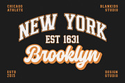 Chicago Athlete a Retro Sporty Font, a Slab Serif Font by Blankids Studio (Thumbnail 3 of 14)