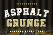 Asphalt Grunge, a Slab Serif Font by Limited.studio (Thumbnail 1 of 6)
