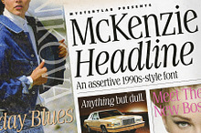 McKenzie Headline Nineties Font