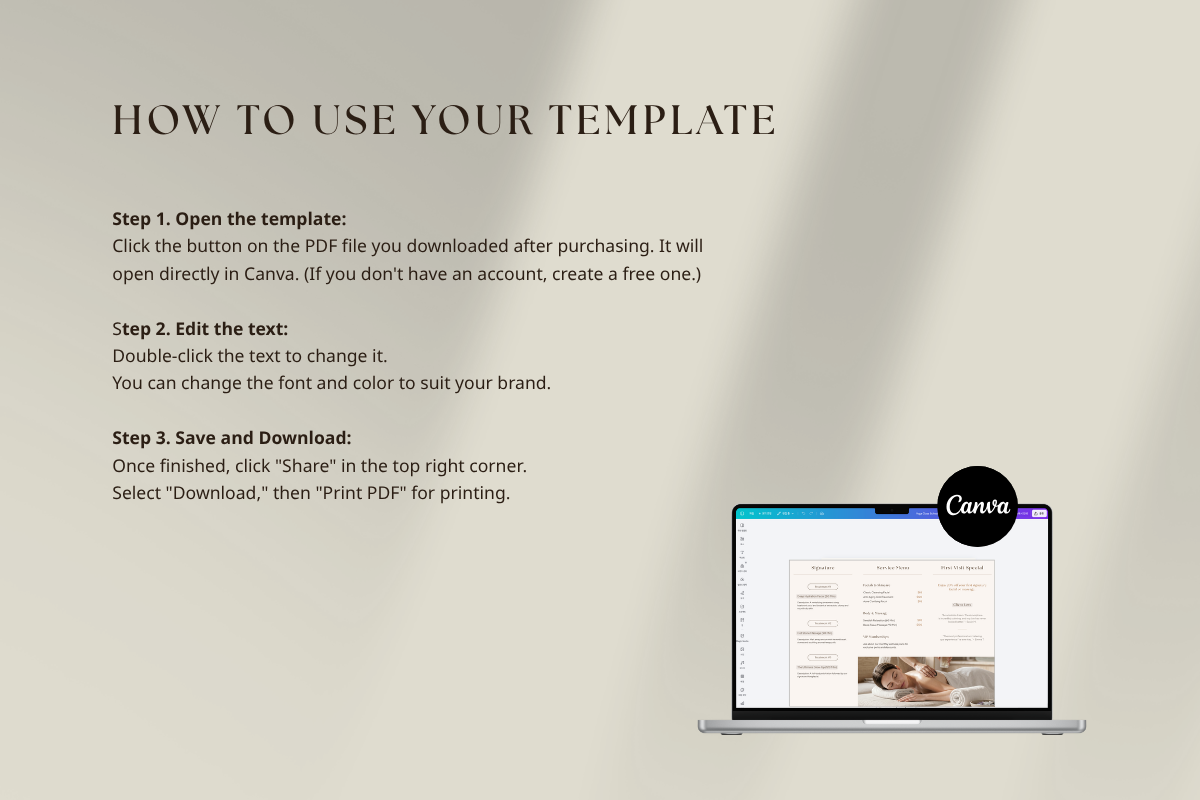 Premium Spa/Beauty Tri-Fold Brochure, a Brochure Template by batang (Photo 4 of 4)