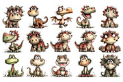 Whimsical Quirky Dinosaur PNG, an Animal Illustration by Nicolle's Colorful Art (Thumbnail 4 of 5)