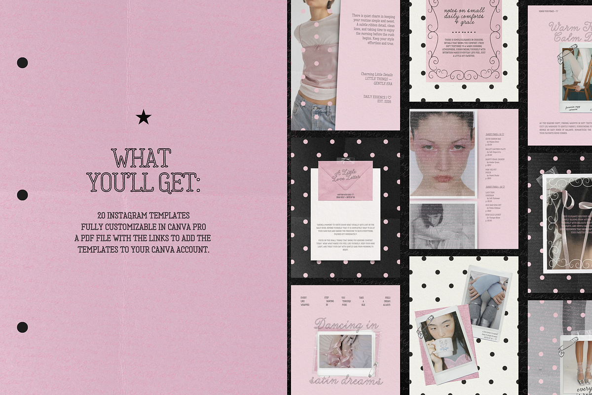 PEONY NOTES | Instagram Templates, a Social Media Template by Ad Astra Creations (Photo 4 of 6)
