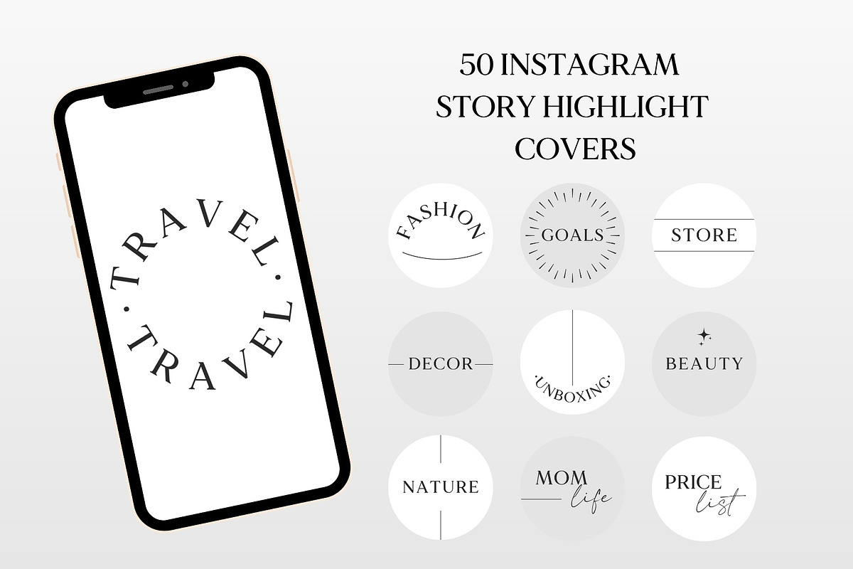 Beige Instagram Highlight Covers, a Social Media Template by Boltik Studio (Photo 8 of 8)