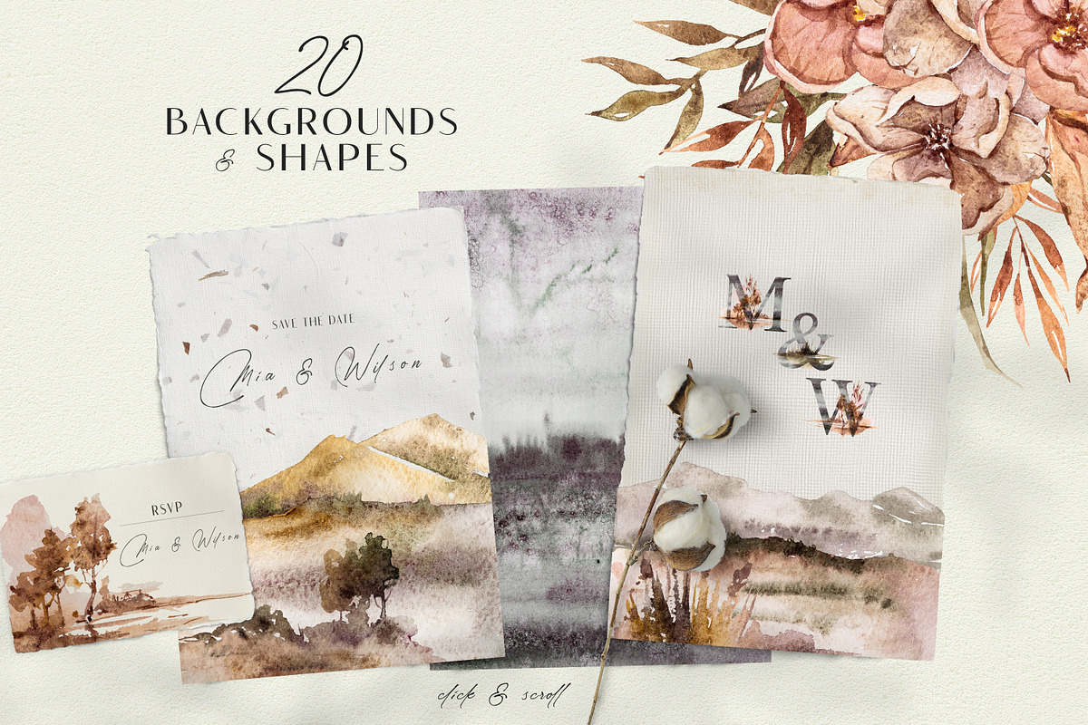 -20% Watercolor PUMPKIN SEASON set, a Texture Illustration by Tiana Geo (Photo 14 of 16)
