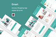 Emart -Grocery Shopping Adobe XD App, an UI Kit Template by themelove (Thumbnail 1 of 10)