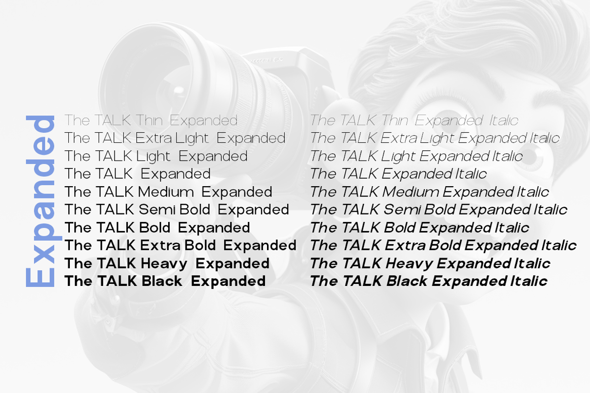 The Talk Sans Serif Font Family, a Sans Serif Font by artisans (Photo 8 of 10)
