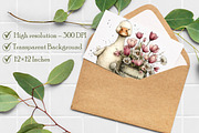 Whimsical Spring Goose Clipart, an Illustration by Libby Wishes (Thumbnail 2 of 7)