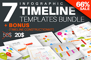 Infographic Timeline Bundle, a Presentation Template by Orson (Thumbnail 1 of 9)