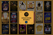20 Gold Flyer Bundle, a Social Media Template by PopotLane (Thumbnail 1 of 3)