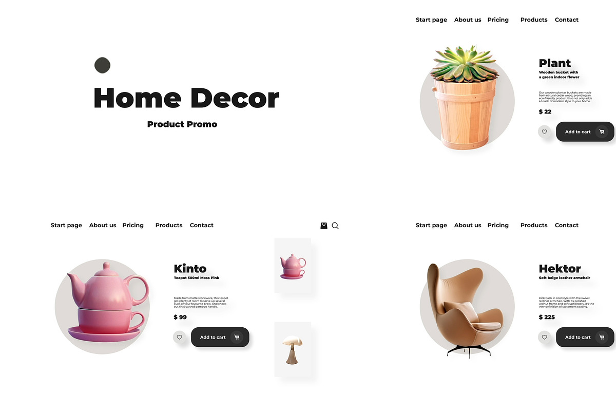Home Decor Product Promo for DaVinci, a Templates & Theme by 2dfx