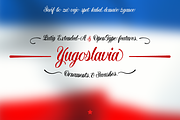 Yugoslavia -calligraphic-, a Script Font by deFharo (Thumbnail 1 of 5)