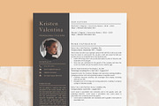 Modern Professional Resume Template, a Resume Template by VictoriousVita (Thumbnail 1 of 8)