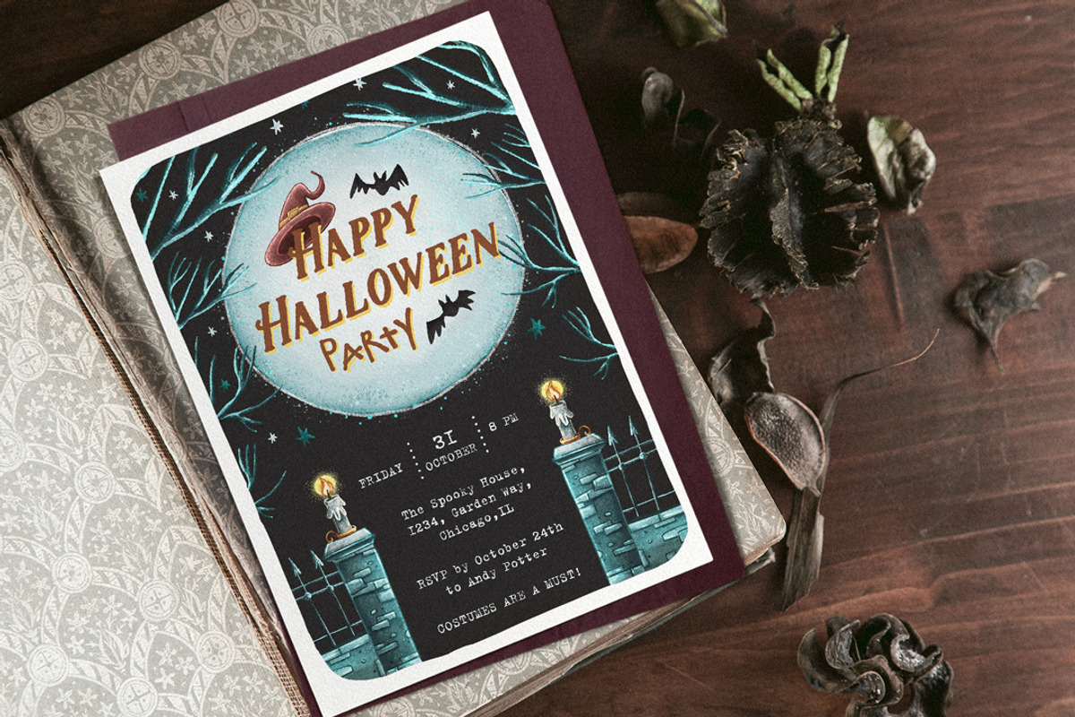 Spooky Night • Halloween set, a Decorative Illustration by Yeticrab (Photo 10 of 12)