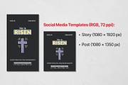 Easter Church Flyer, a Print Template by Chist Design (Thumbnail 2 of 4)