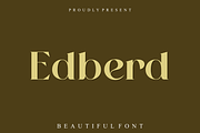 Edberd Beauty Font Serif, a Serif Font by juliawan (Thumbnail 1 of 5)