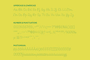 CS Ricotta Dashed, a Script Font by Craft Supply Co. (Thumbnail 8 of 8)