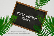 Retro Chalkboard and Fern creator, a Product Mockup by Letter Elfa Studio (Thumbnail 7 of 7)