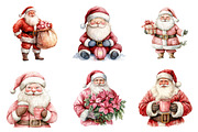 Pink Trendy Christmas Santa Png, an Illustration by SinaCreation (Thumbnail 3 of 7)