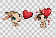 Hand Drawn Bunnies Isolated, an Object Graphic by BazziBa♥ (Thumbnail 6 of 9)