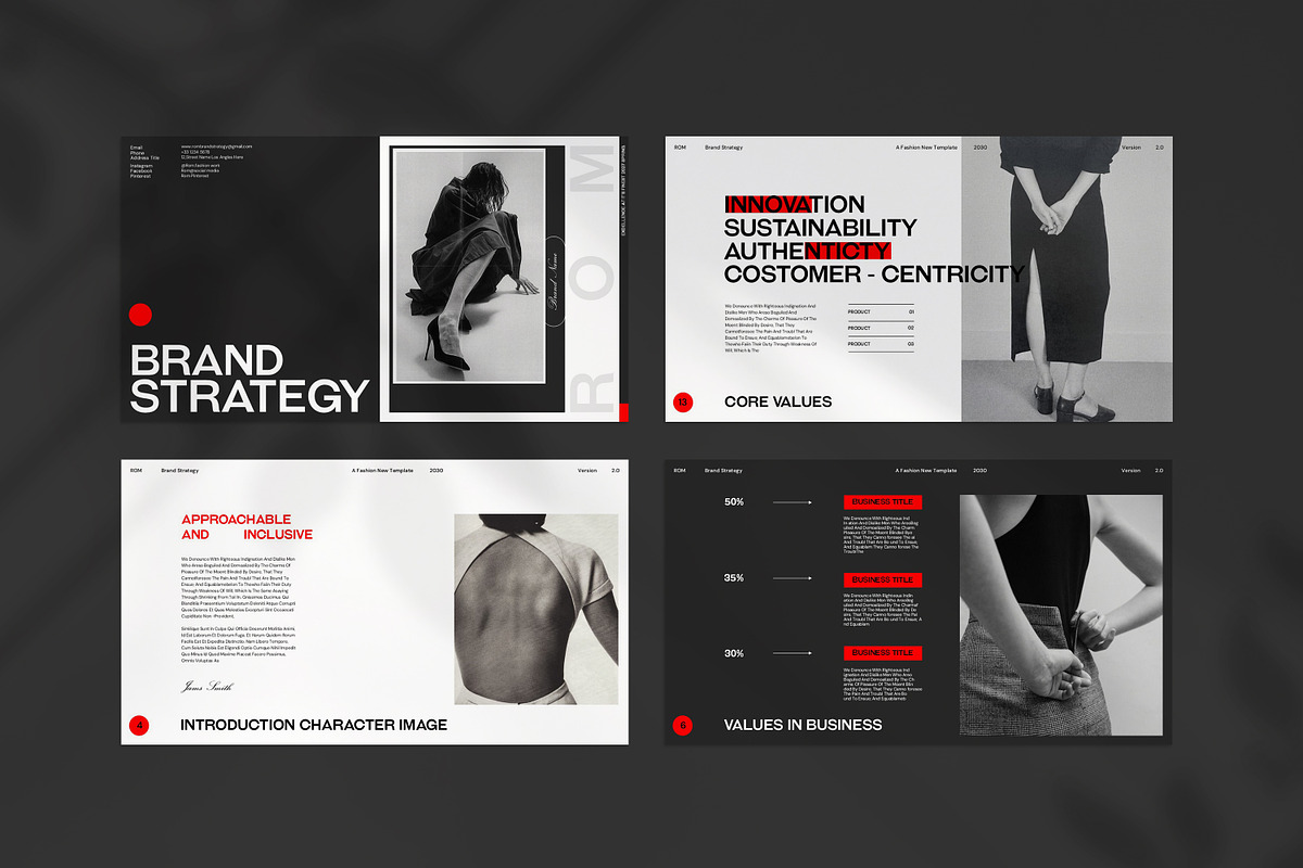 Rom Brand Strategy Presentation, a Presentation Template by CreativexGenius (Photo 4 of 9)
