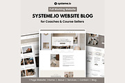 Systeme.io Neutral Sands Blog, a Landing Page Template by Hayley's Digital Hub (Thumbnail 1 of 10)