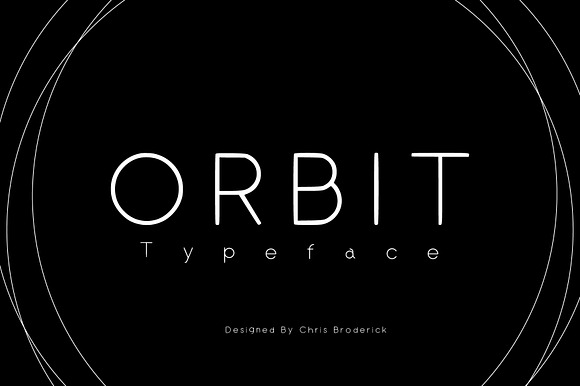 Orbit - Typeface preview 8