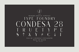 CONDESA 28 TrueType