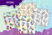Cartoon fairies set, an Illustration by SunnyWS (Thumbnail 4 of 8)