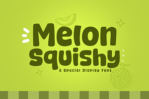 Melon Squishy - A Fun & Cozy Font