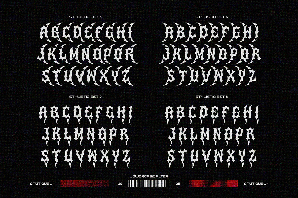 Dead Sky Darkletter Typeface, a Blackletter Font by alit design (Photo 14 of 17)