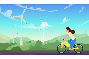 Sustainable energy. Smart green, an Illustration by Onyx