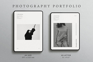 Photography Portfolio Template CANVA