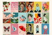 Modern Eclectic Prints Posters, a Background Graphic by JulsIst (Thumbnail 11 of 12)
