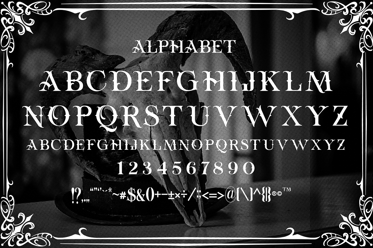 TENSION, a Blackletter Font by dansdesign (Photo 3 of 6)