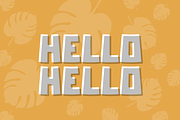 Hoola Hoopa | a big, fun impact Font, a Sans Serif Font by Little Type Factory (Thumbnail 3 of 11)