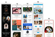 Mailchimp Email Template Bundle, an Email Template by QuickArtisan (Thumbnail 5 of 10)