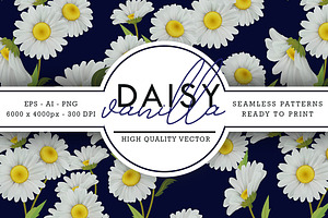 Handmade Vanilla Daisy Pattern