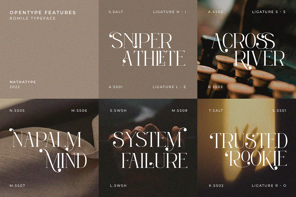 Romile, a Serif Font by Nathatype (Photo 9 of 12)