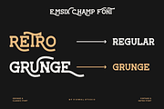 Emsix Champ - Vintage Retro Font, a Slab Serif Font by Viswal Studio (Thumbnail 12 of 12)